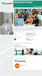 Mobile Screenshot of mytalent-portal.de